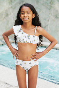 Marina West Swim Float On Asymmetric Neck Two-Piece Set in Daisy Cream - Victoria Black LabelDebby fashion collection 