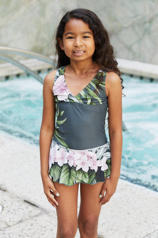 Marina West Swim Clear Waters Swim Dress in Aloha Forest - Victoria Black LabelDebby fashion collection 