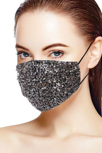 3d Sequin Fashion Facemask - DebbyfashioncollectionDebby fashion collection 